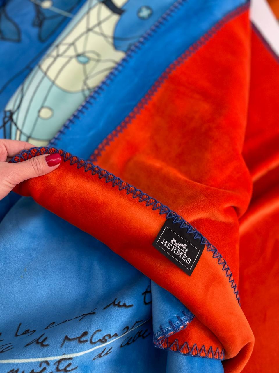 Плед стильный Hermes BP-24472 Плед стильный Hermes BP-24472