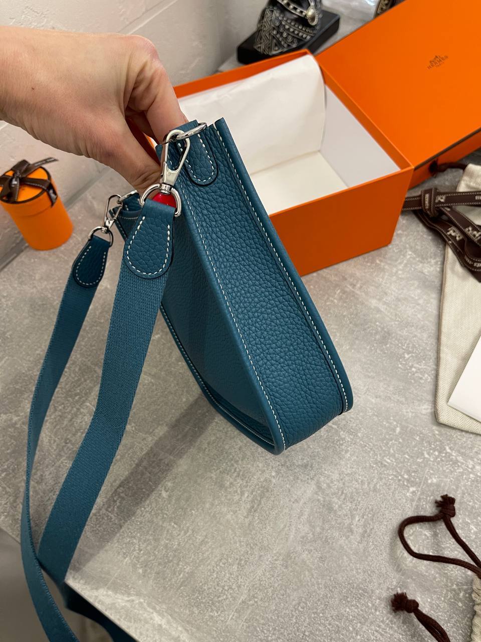 Женская сумка Evelyne коллекционная Hermes BP-46996 Женская сумка Evelyne коллекционная Hermes BP-46996