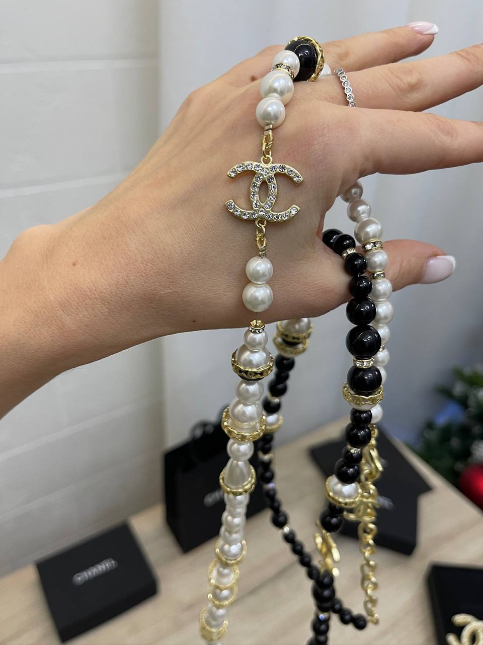 Бусы Chanel коллекционные BP-44462 Бусы Chanel коллекционные BP-44462