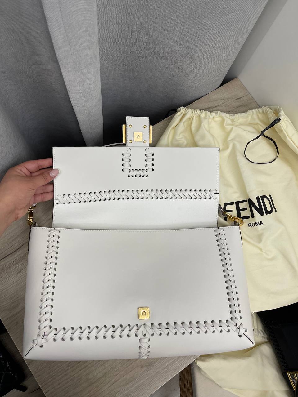 Женская сумка коллекционная Fendi BP-45895 Женская сумка коллекционная Fendi BP-45895