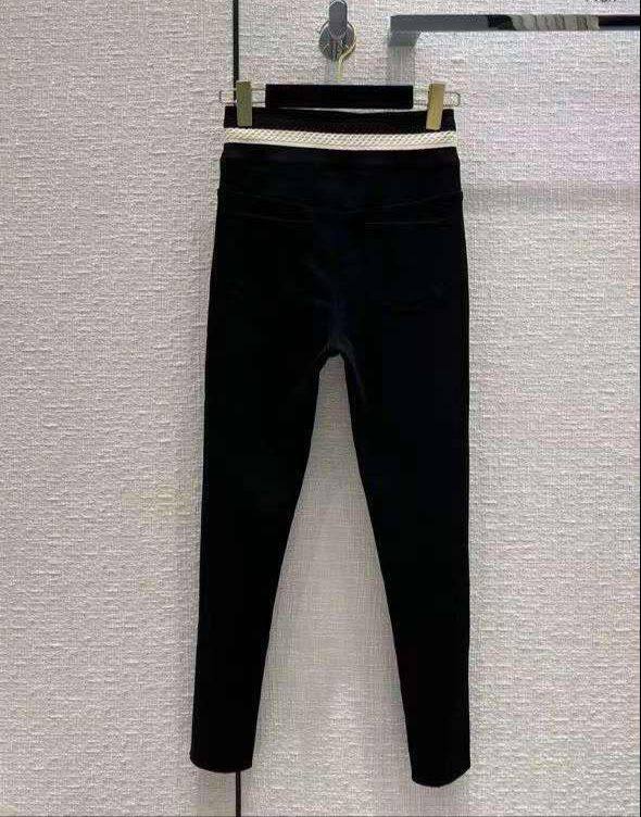 Утеплённые лосины Chanel премиальные BP-23989 Утеплённые лосины Chanel премиальные BP-23989