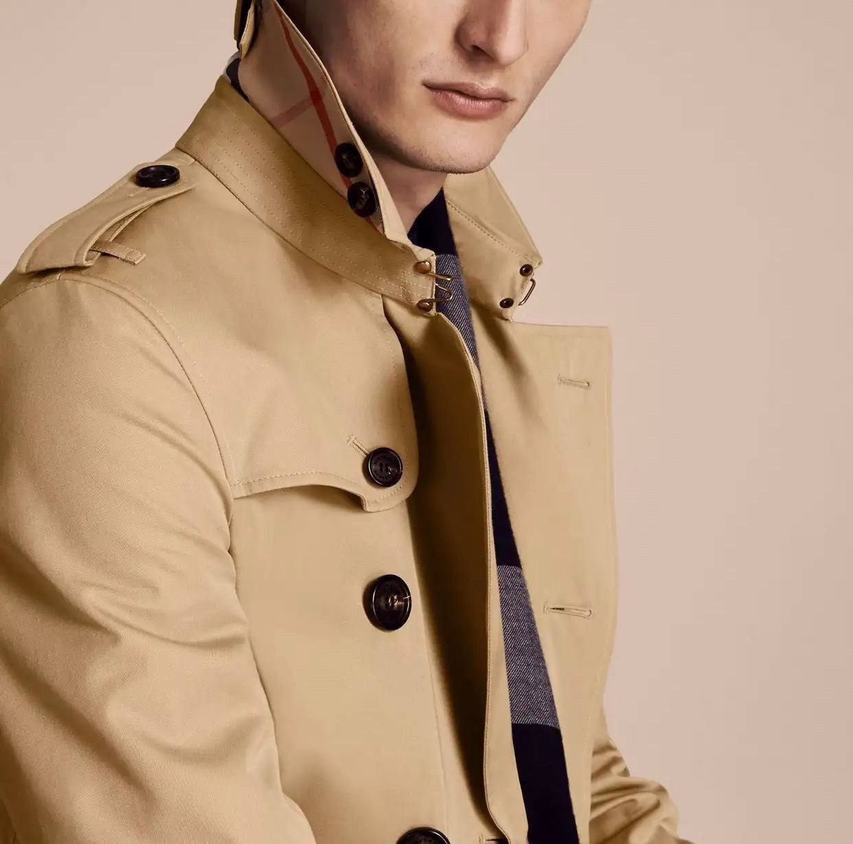 Плащ Burberry BP-38189 стильный Плащ Burberry BP-38189 стильный