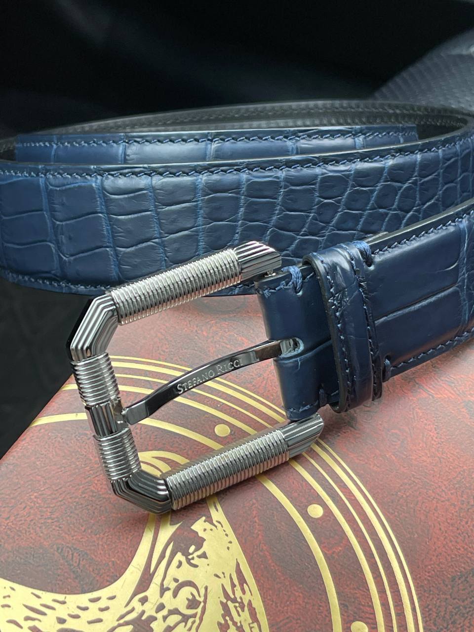 Ремень мужской Stefano Ricci BP-14458 эксклюзивный Ремень мужской Stefano Ricci BP-14458 эксклюзивный