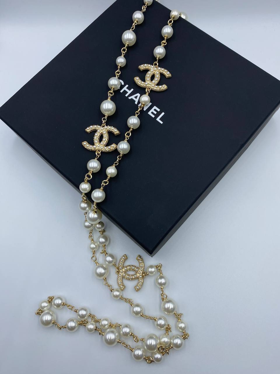 Бусы 122 см премиум Chanel BP-42462 Бусы 122 см премиум Chanel BP-42462