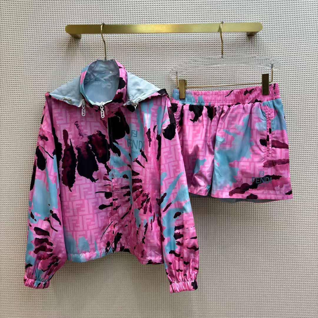 Двусторонний костюм Fendi премиум BP-48273 Двусторонний костюм Fendi премиум BP-48273