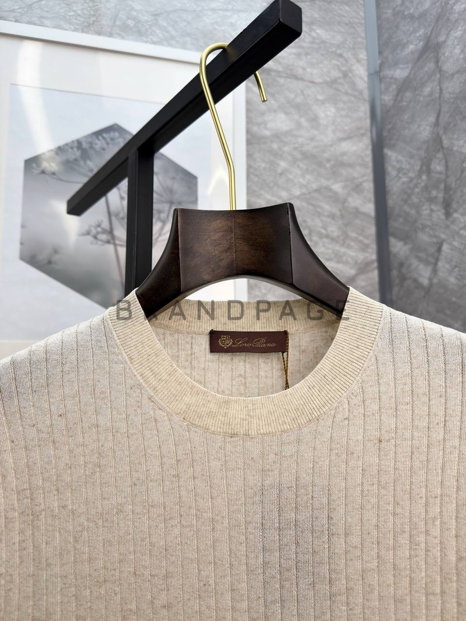 Трикотажная футболка из льна Loro Piana BPLUX13023 Трикотажная футболка из льна Loro Piana BPLUX13023