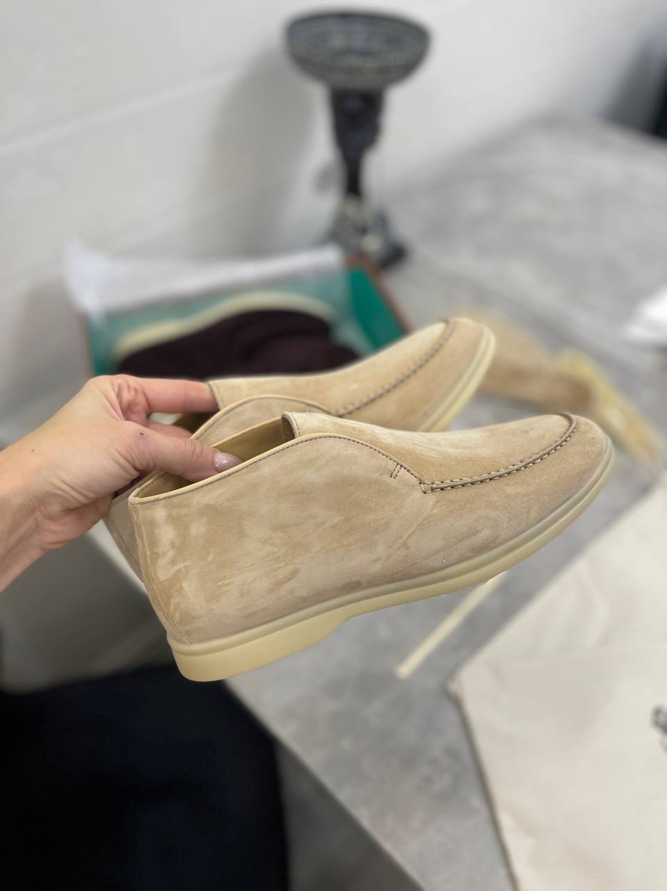 Ботинки женские коллекционные Loro Piana BP-40190 Ботинки женские коллекционные Loro Piana BP-40190