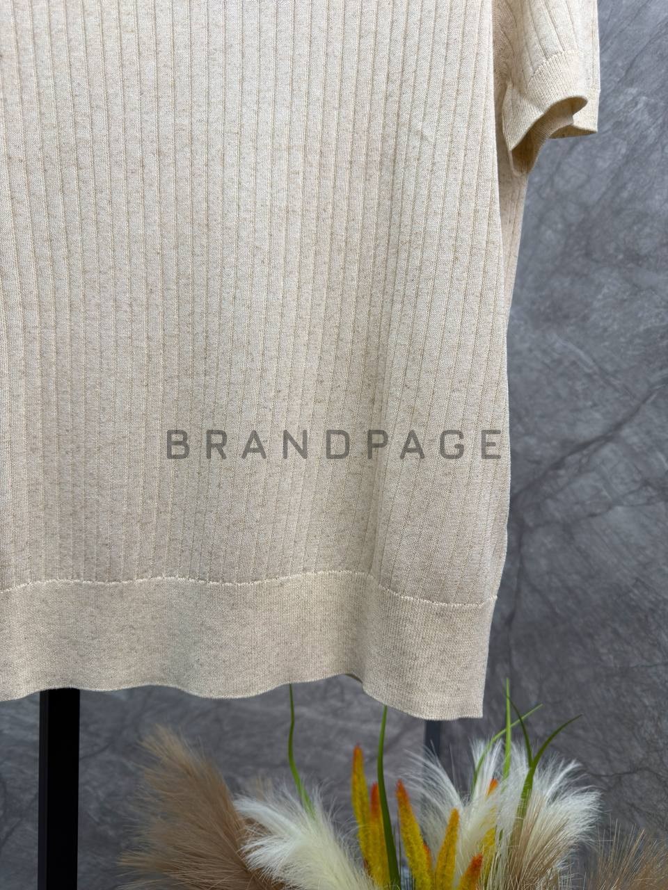 Трикотажная футболка из льна Loro Piana BPLUX13023 Трикотажная футболка из льна Loro Piana BPLUX13023