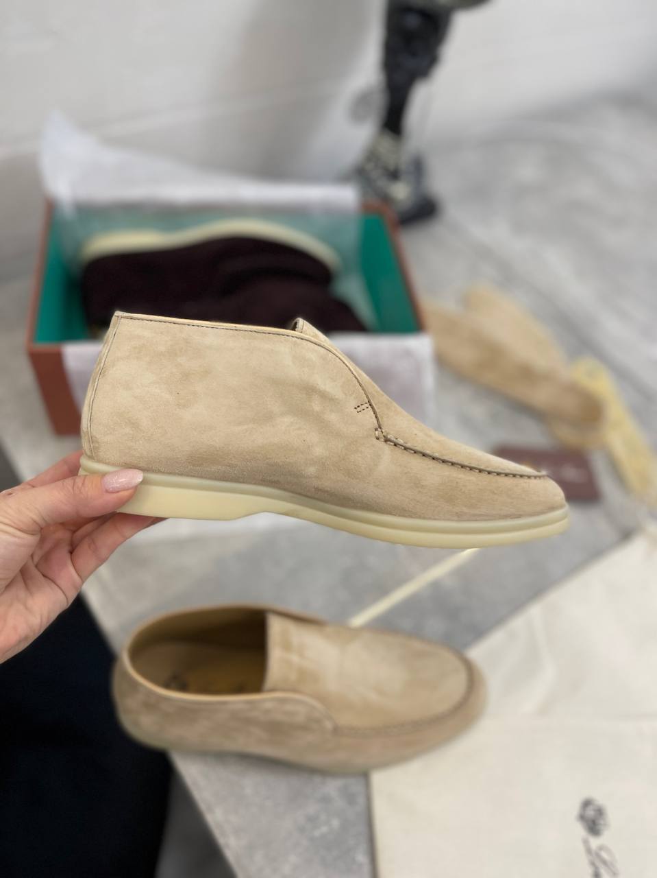 Ботинки женские коллекционные Loro Piana BP-40190 Ботинки женские коллекционные Loro Piana BP-40190