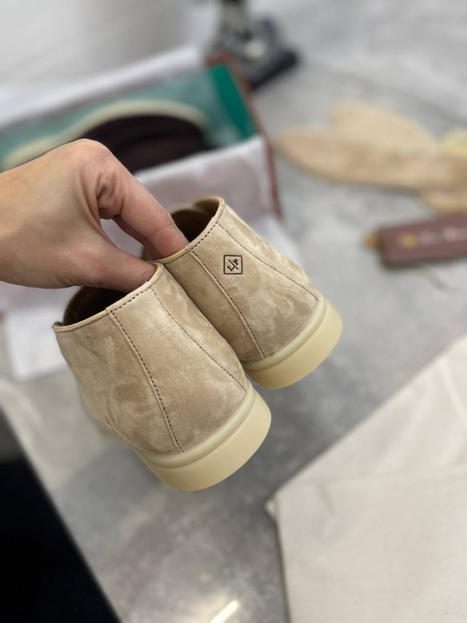 Ботинки женские коллекционные Loro Piana BP-40190 Ботинки женские коллекционные Loro Piana BP-40190