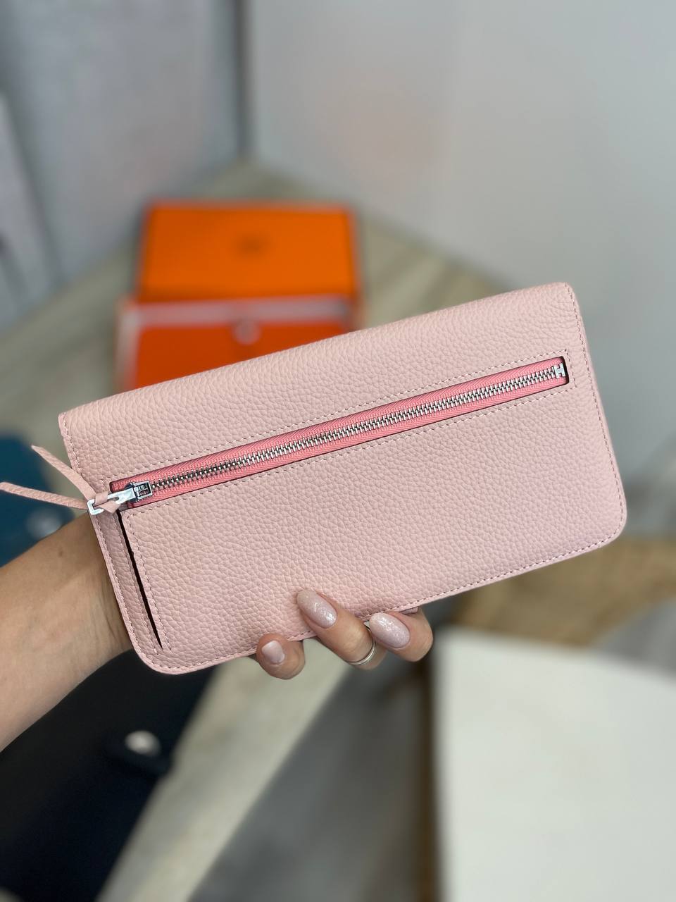 Лимитированный кошелёк Togo leather Hermes BP-39235 Лимитированный кошелёк Togo leather Hermes BP-39235