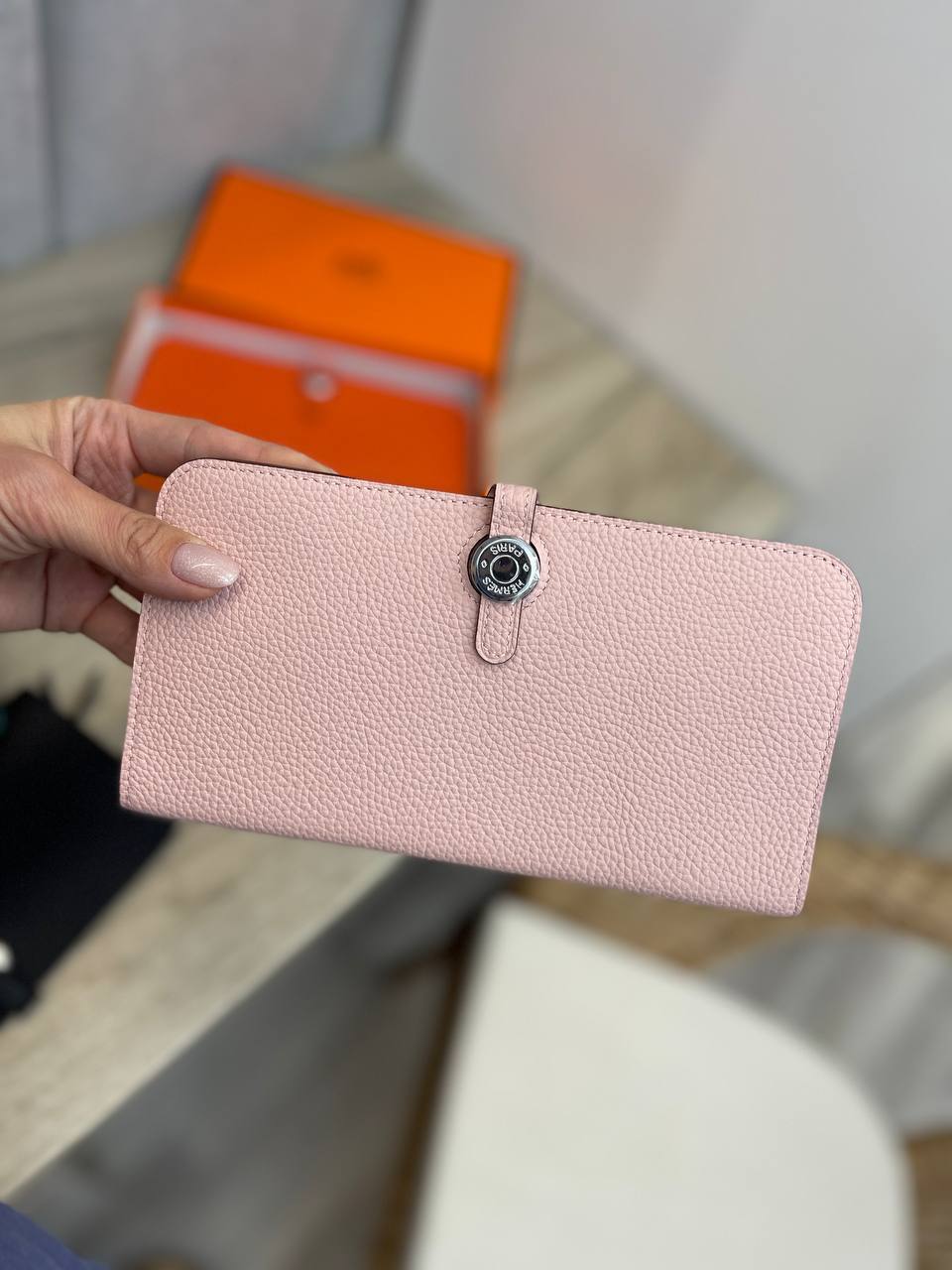 Лимитированный кошелёк Togo leather Hermes BP-39235 Лимитированный кошелёк Togo leather Hermes BP-39235