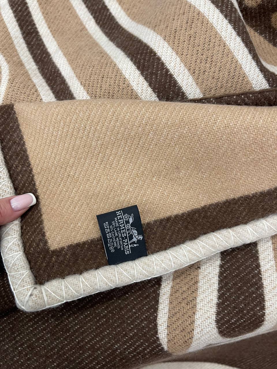 Hermes BP-45574 роскошный плед Hermes BP-45574 роскошный плед