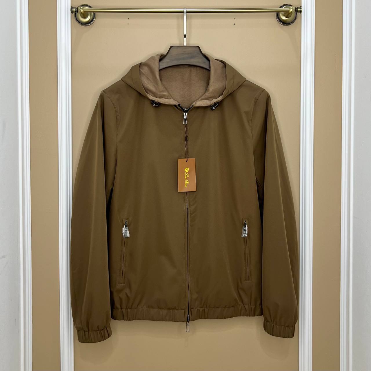 Уникальная ветровка Loro Piana BP-41330 двусторонняя Уникальная ветровка Loro Piana BP-41330 двусторонняя