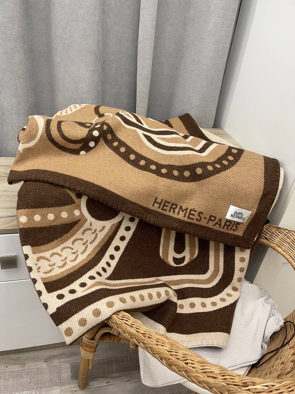 Hermes BP-45574 роскошный плед Hermes BP-45574 роскошный плед