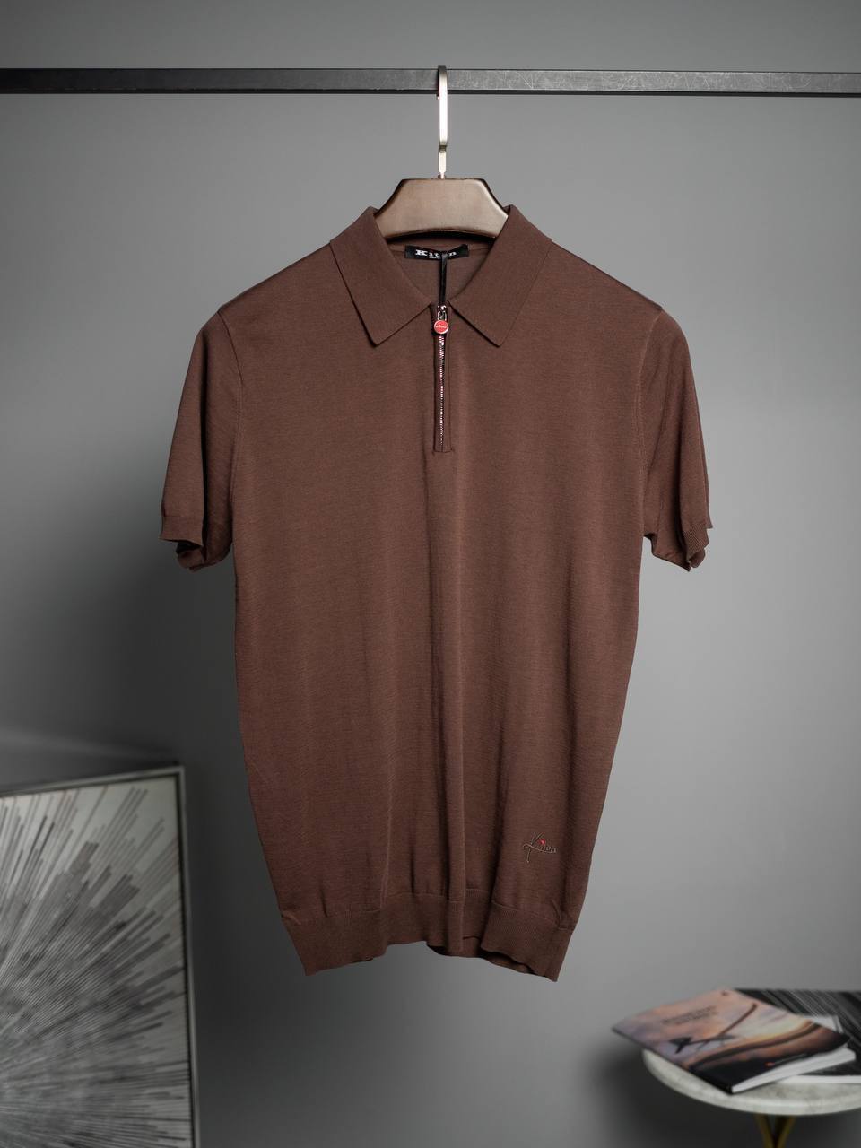 Поло Kiton BP-46436 стильное Поло Kiton BP-46436 стильное