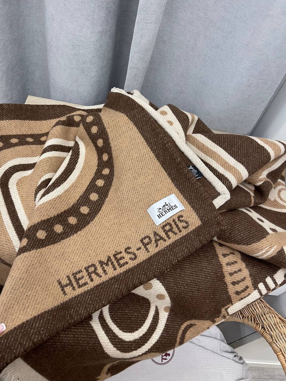 Hermes BP-45574 роскошный плед Hermes BP-45574 роскошный плед