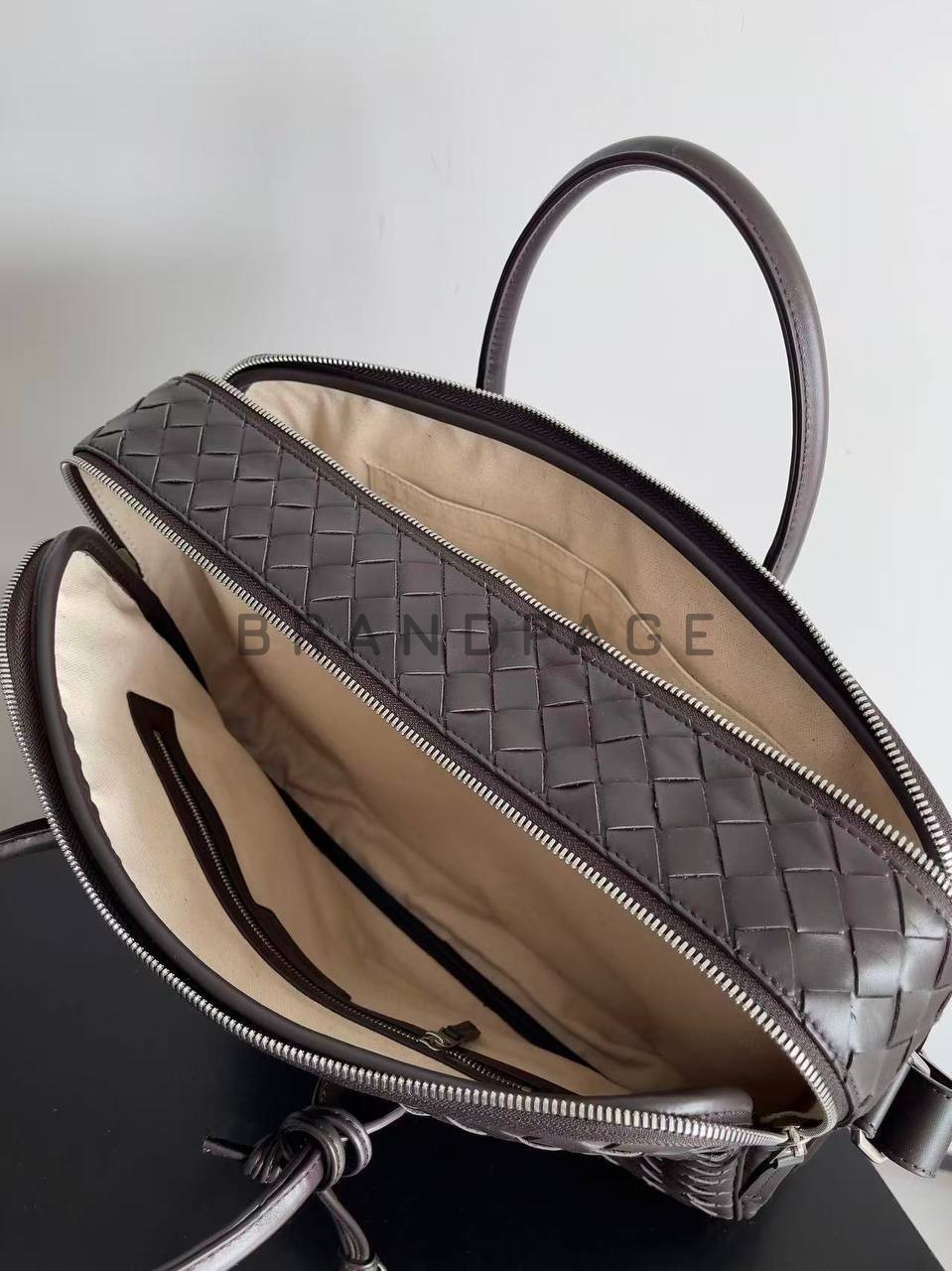 Портфель из телячьей кожи Bottega Veneta BPLUX13200 Портфель из телячьей кожи Bottega Veneta BPLUX13200