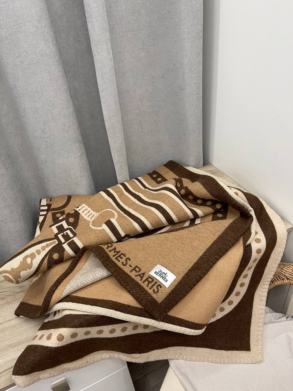 Hermes BP-45574 роскошный плед Hermes BP-45574 роскошный плед