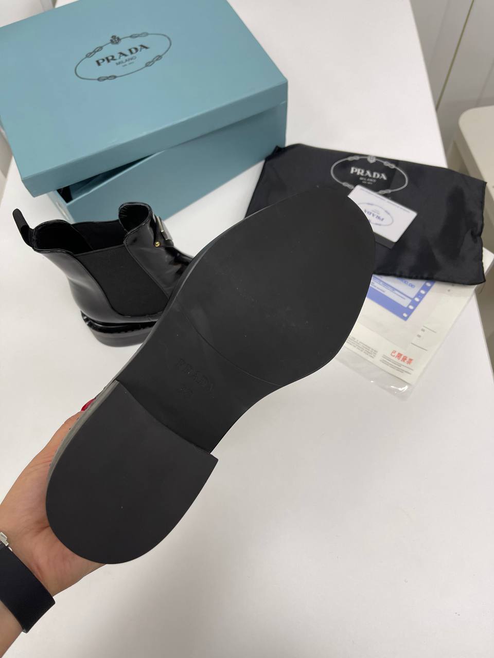 Ботинки Prada лимитированные BP-21352 Ботинки Prada лимитированные BP-21352