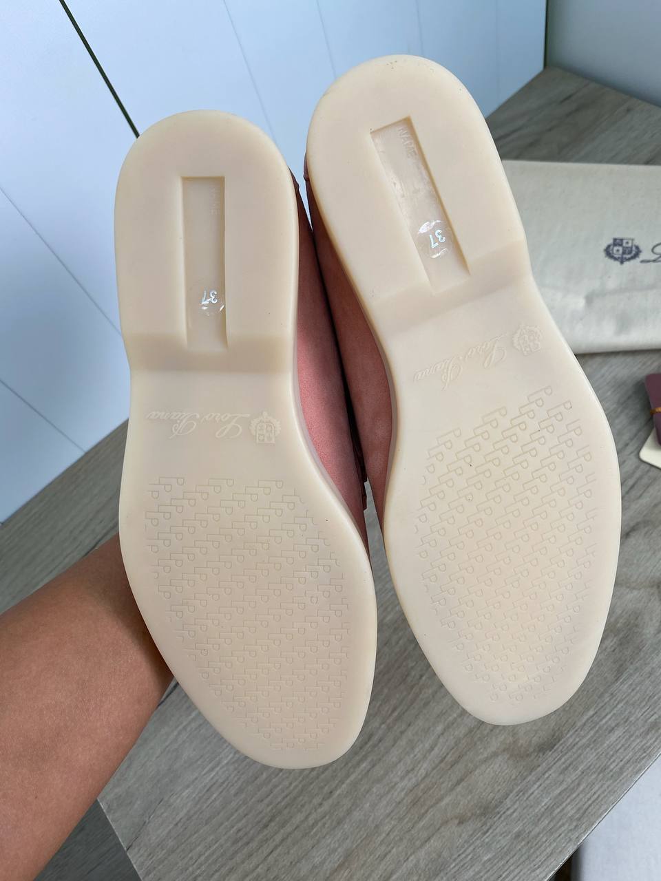 Ботинки серовато-розовые трендовые Loro Piana BP-17954 Ботинки серовато-розовые трендовые Loro Piana BP-17954