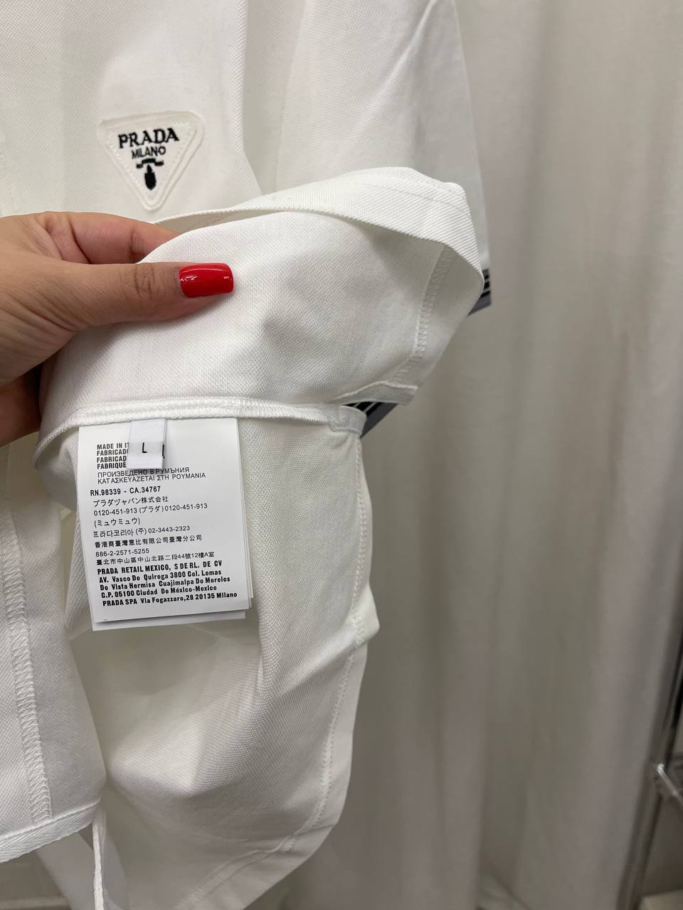 Повседневное поло BP-46887 Prada Повседневное поло BP-46887 Prada