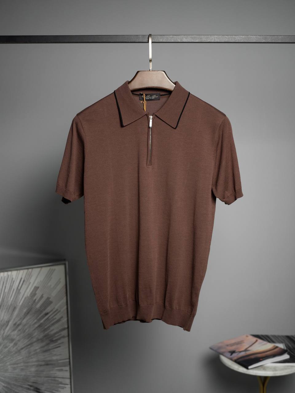 Стильное поло Loro Piana BP-46443 Стильное поло Loro Piana BP-46443