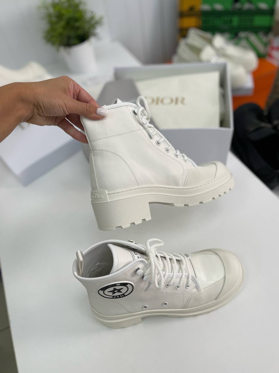 Ботинки Christian Dior лимитированные BP-17866 Ботинки Christian Dior лимитированные BP-17866