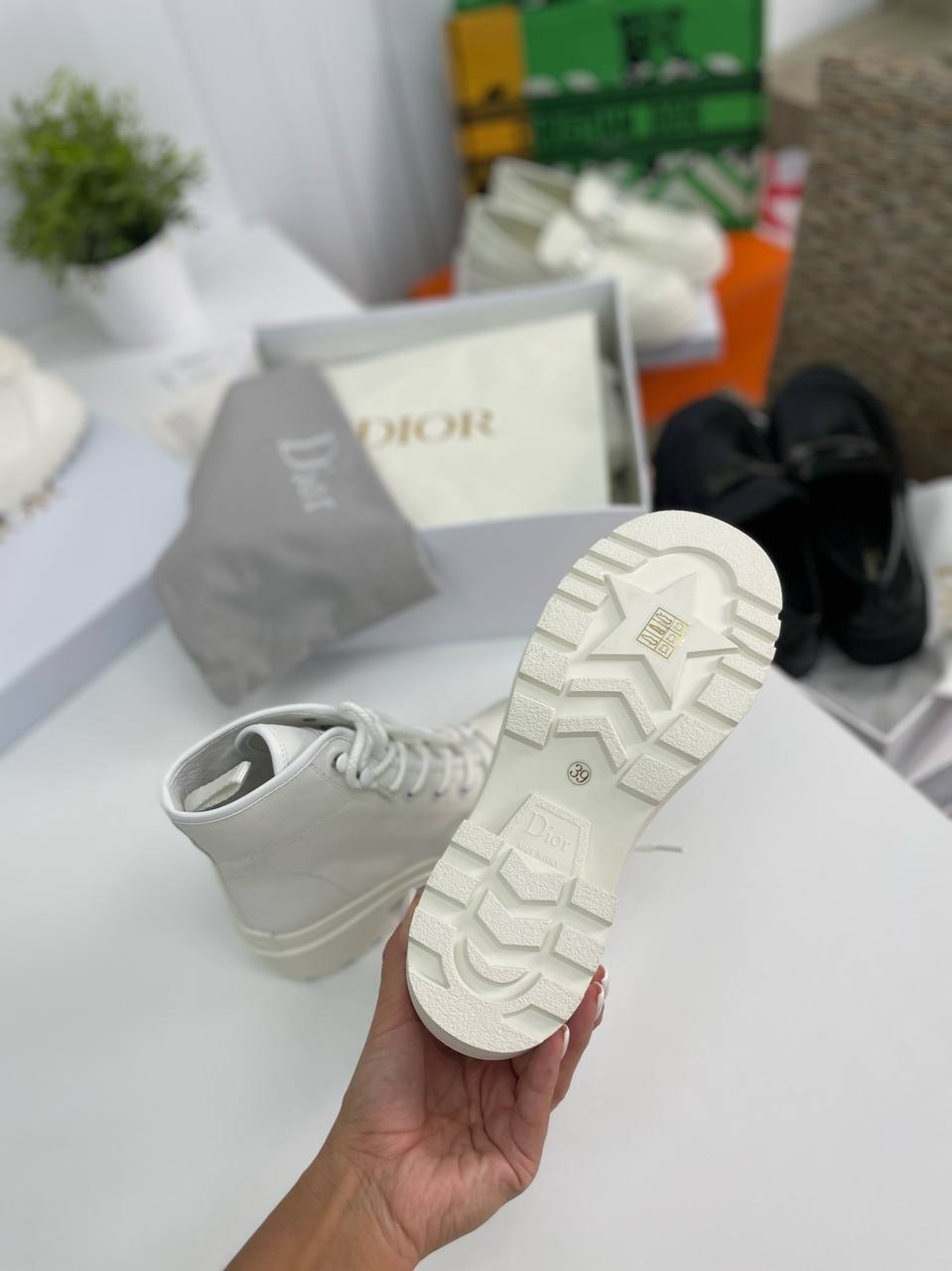 Ботинки Christian Dior лимитированные BP-17866 Ботинки Christian Dior лимитированные BP-17866