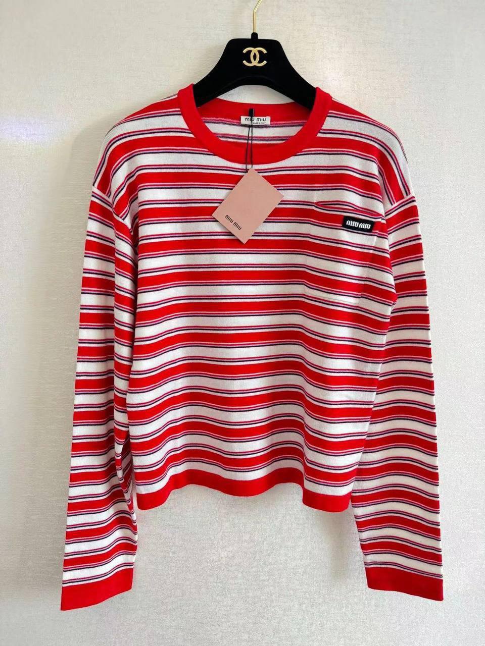 Лонгслив Miu Miu эксклюзивный BP-52062 Лонгслив Miu Miu эксклюзивный BP-52062