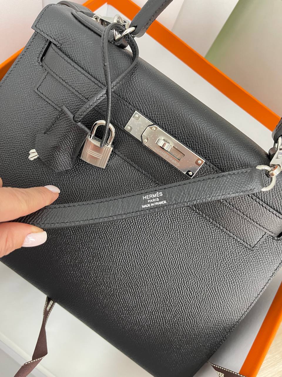 Элитная женская сумка Kelly 28 Epsom Hermes BP-24889 Элитная женская сумка Kelly 28 Epsom Hermes BP-24889