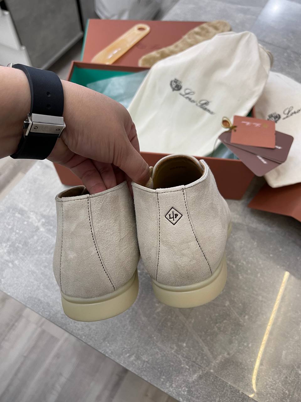 Ботинки женские повседневные Loro Piana BP-40380 Ботинки женские повседневные Loro Piana BP-40380