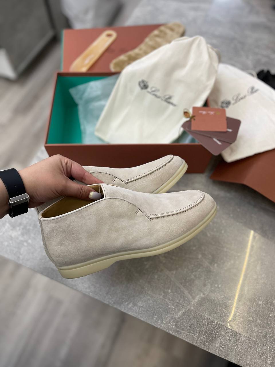 Ботинки женские повседневные Loro Piana BP-40380 Ботинки женские повседневные Loro Piana BP-40380