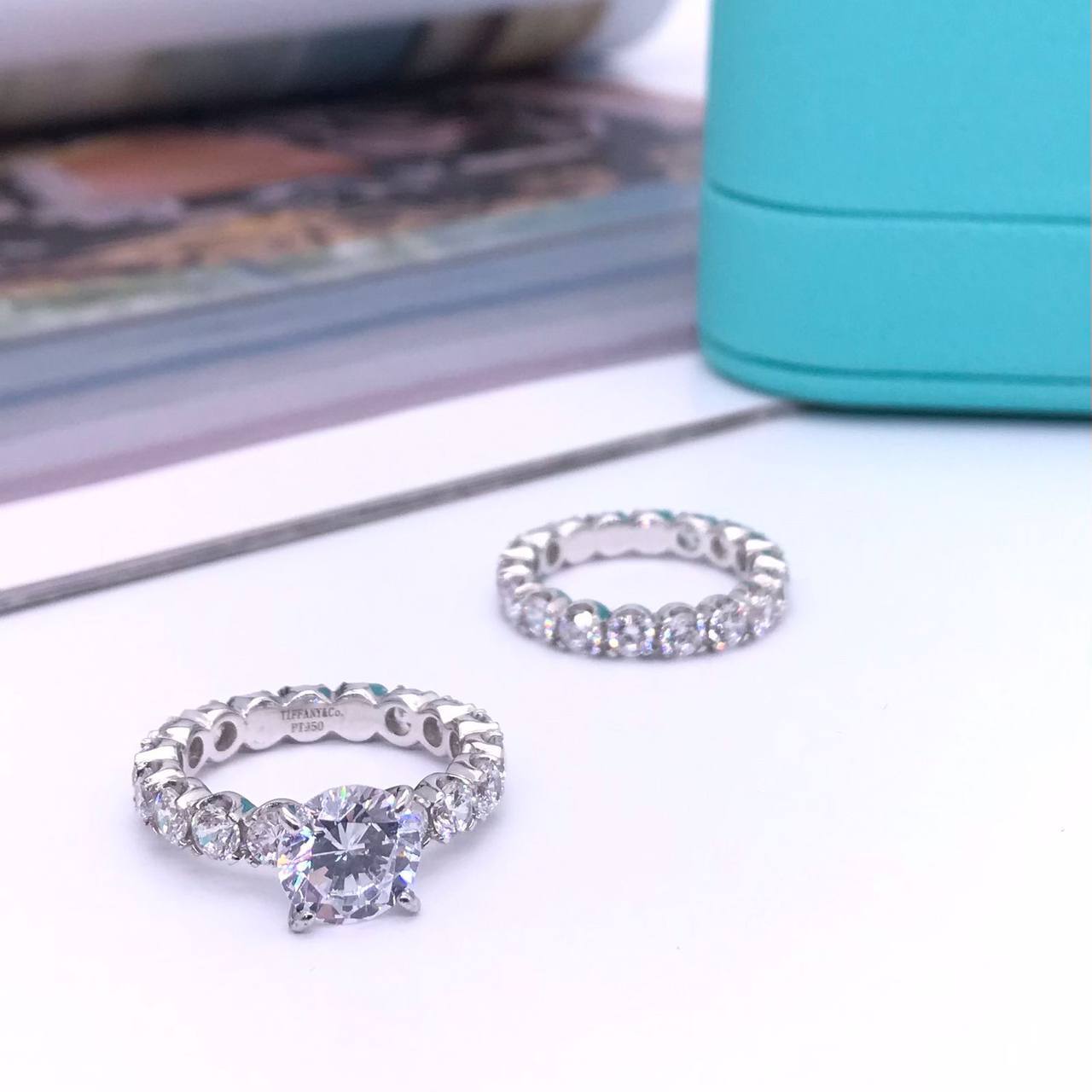 Кольцо Tiffany&Co двойное люксовое BP-17893 Кольцо Tiffany&Co двойное люксовое BP-17893