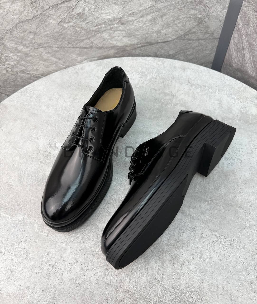 Туфли из лаковой натуральной кожи Prada BPLUX5449 Туфли из лаковой натуральной кожи Prada BPLUX5449