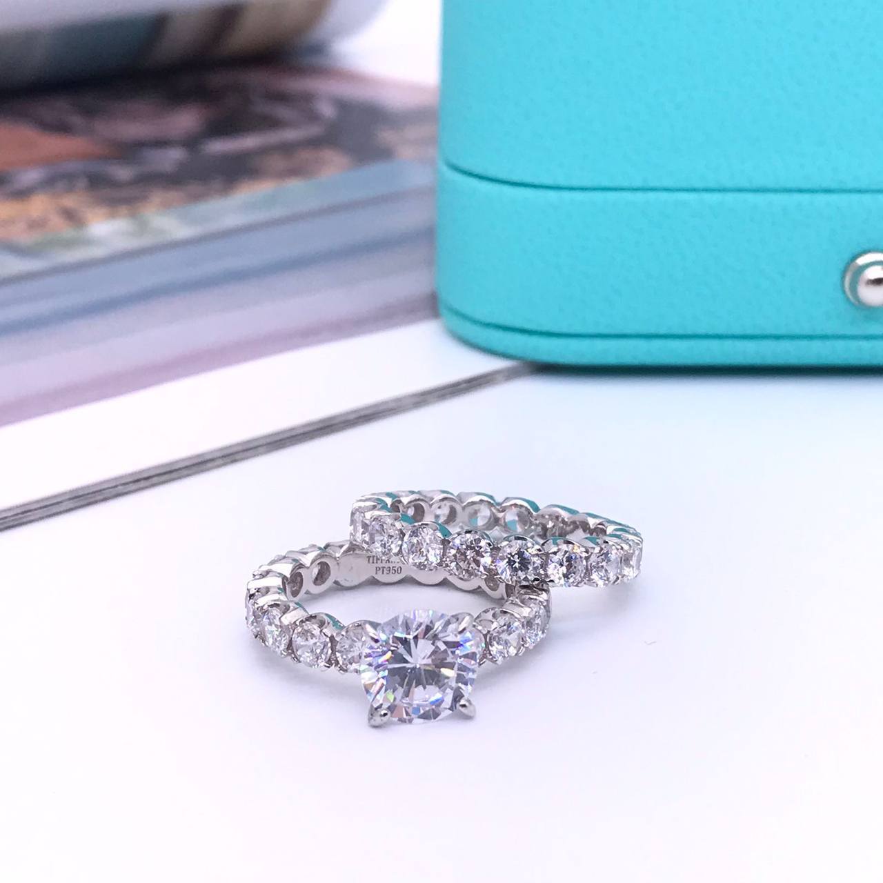 Кольцо Tiffany&Co двойное люксовое BP-17893 Кольцо Tiffany&Co двойное люксовое BP-17893