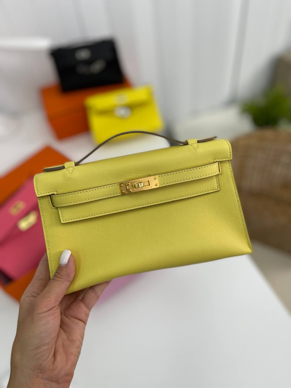Коллекционная сумка женская Kelly Pochette Hermes BP-16925 Коллекционная сумка женская Kelly Pochette Hermes BP-16925