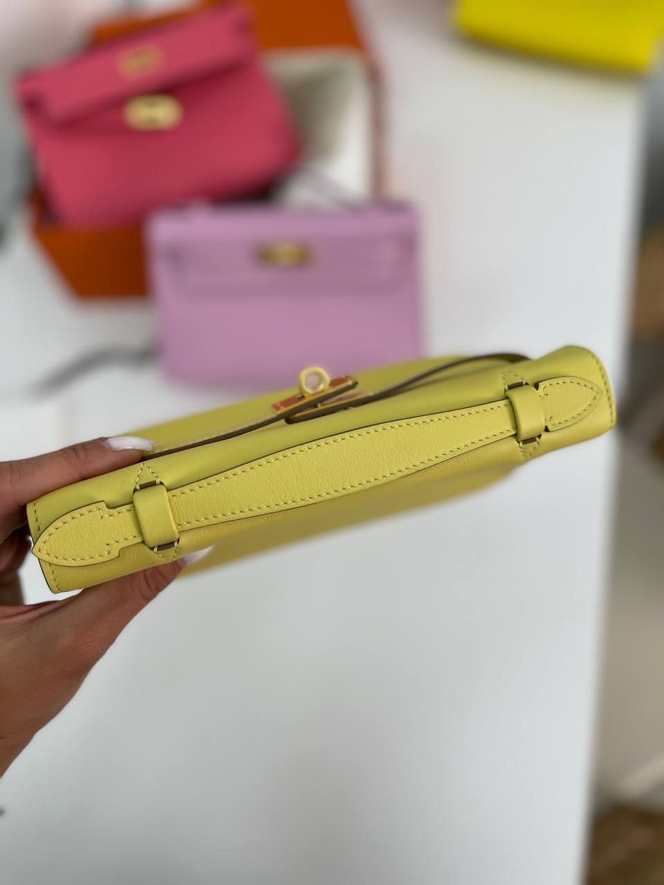 Коллекционная сумка женская Kelly Pochette Hermes BP-16925 Коллекционная сумка женская Kelly Pochette Hermes BP-16925