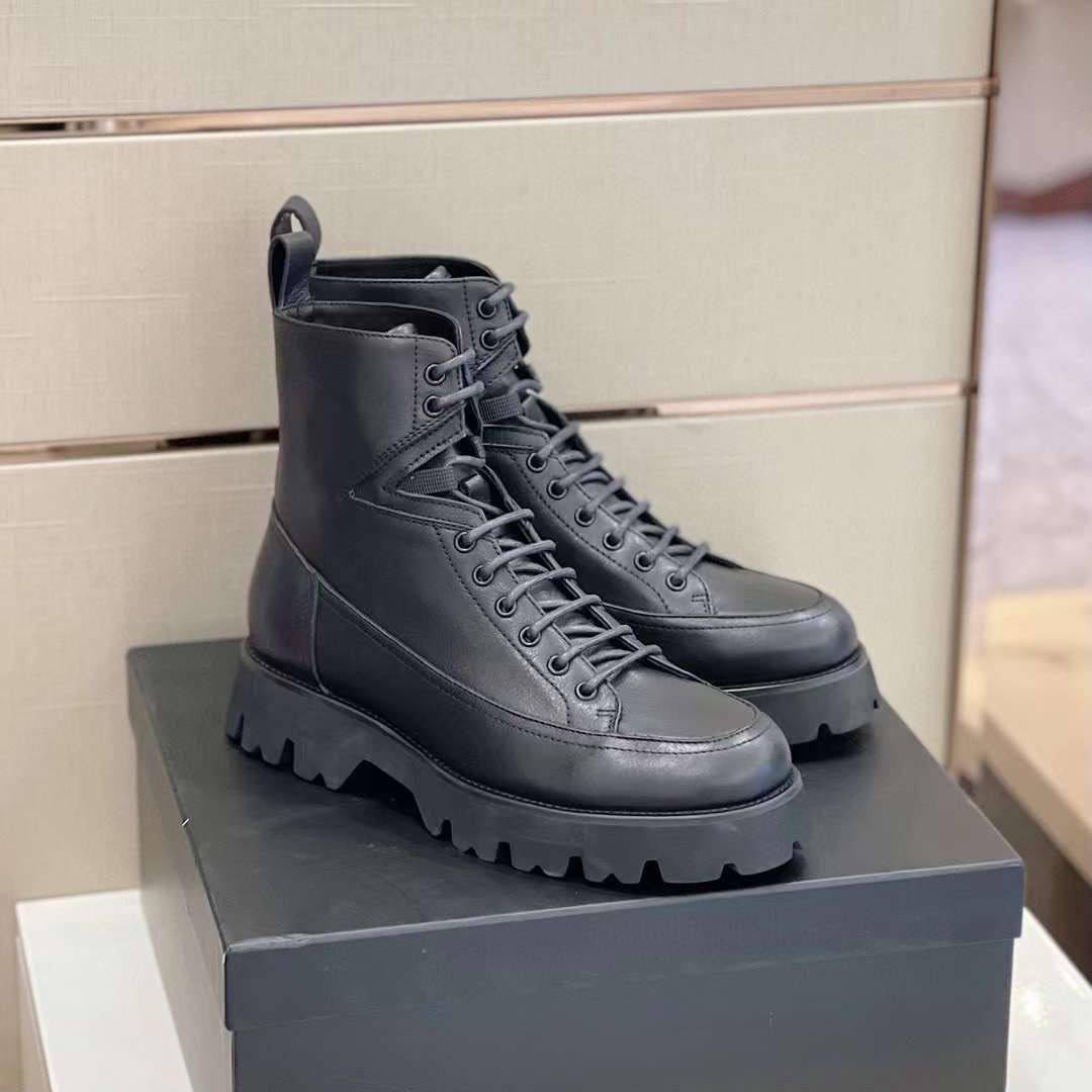 Ботинки Versace черные премиальные BP-39694 Ботинки Versace черные премиальные BP-39694