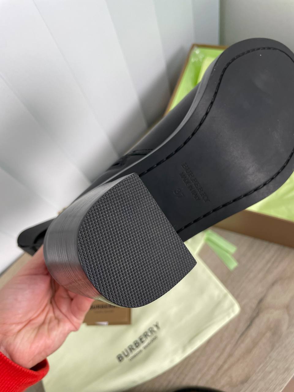 Ботинки Burberry коллекционные BP-21187 Ботинки Burberry коллекционные BP-21187