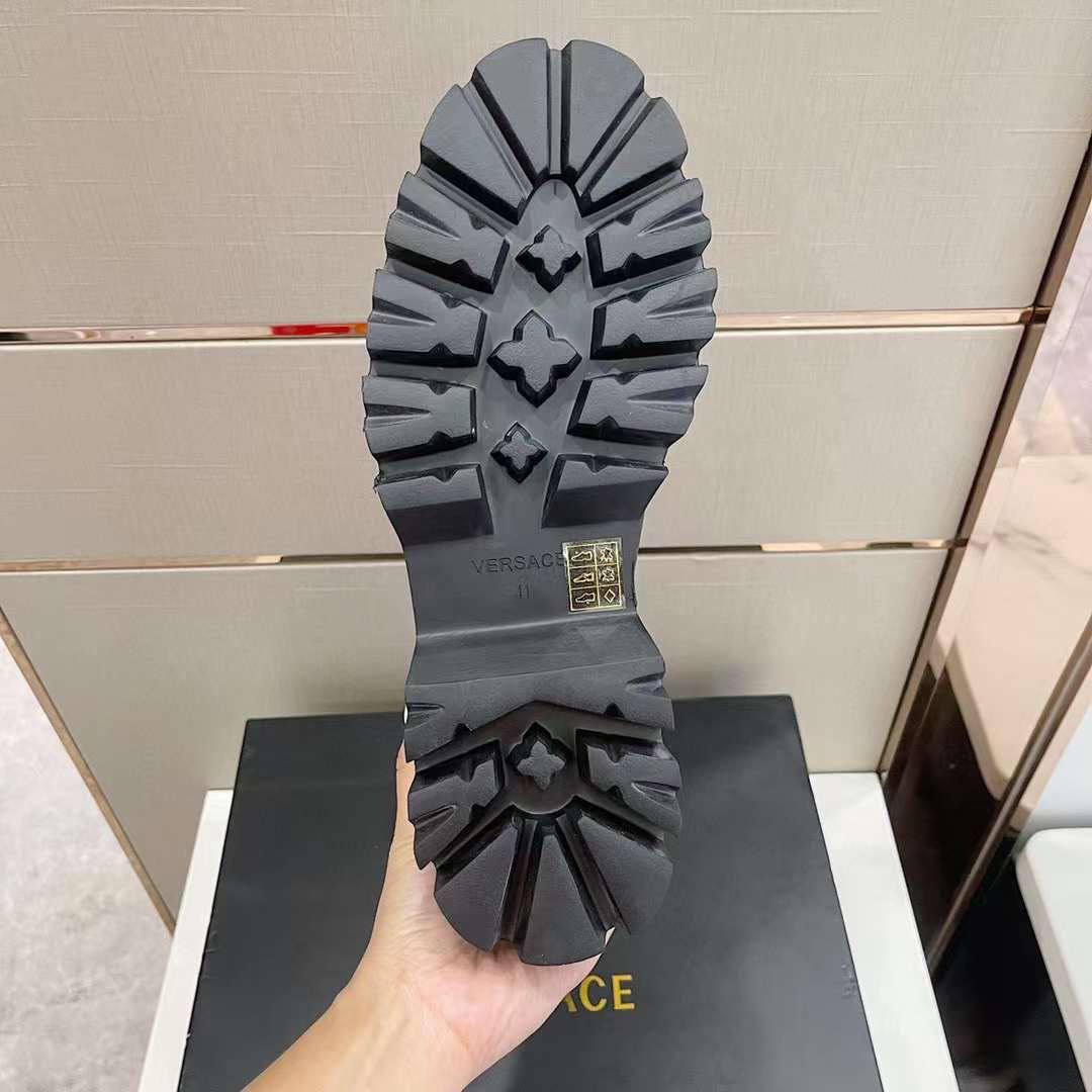 Ботинки Versace черные премиальные BP-39694 Ботинки Versace черные премиальные BP-39694