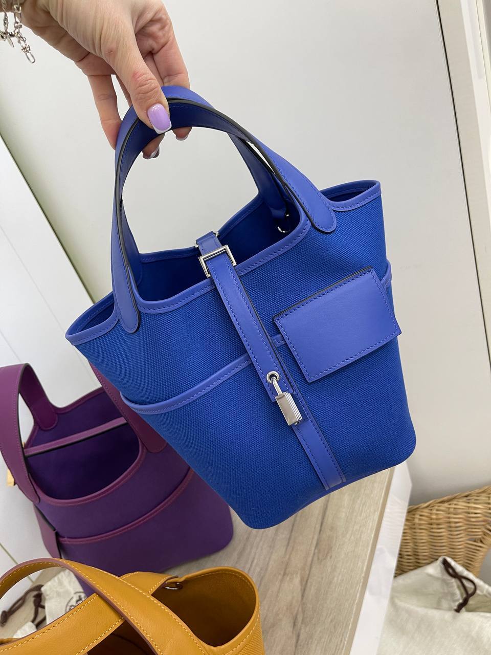 Коллекционная женская сумка Picotin Hermes BP-31971 Коллекционная женская сумка Picotin Hermes BP-31971