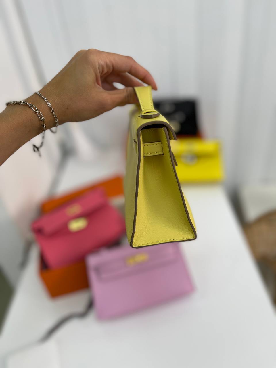 Коллекционная сумка женская Kelly Pochette Hermes BP-16925 Коллекционная сумка женская Kelly Pochette Hermes BP-16925