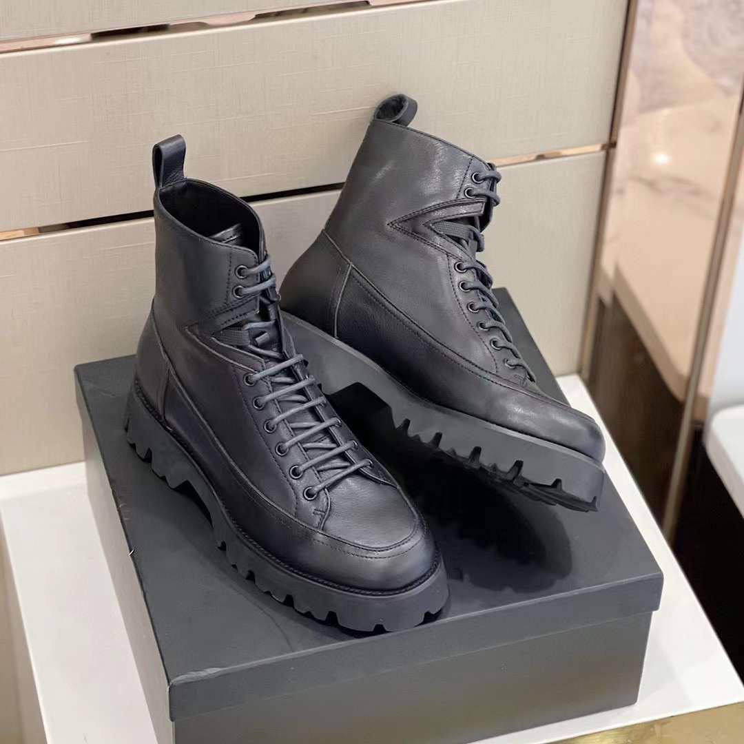 Ботинки Versace черные премиальные BP-39694 Ботинки Versace черные премиальные BP-39694