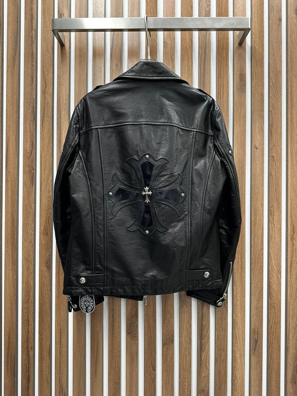 Кожаная куртка люкс Chrome Hearts BP-39339 Кожаная куртка люкс Chrome Hearts BP-39339