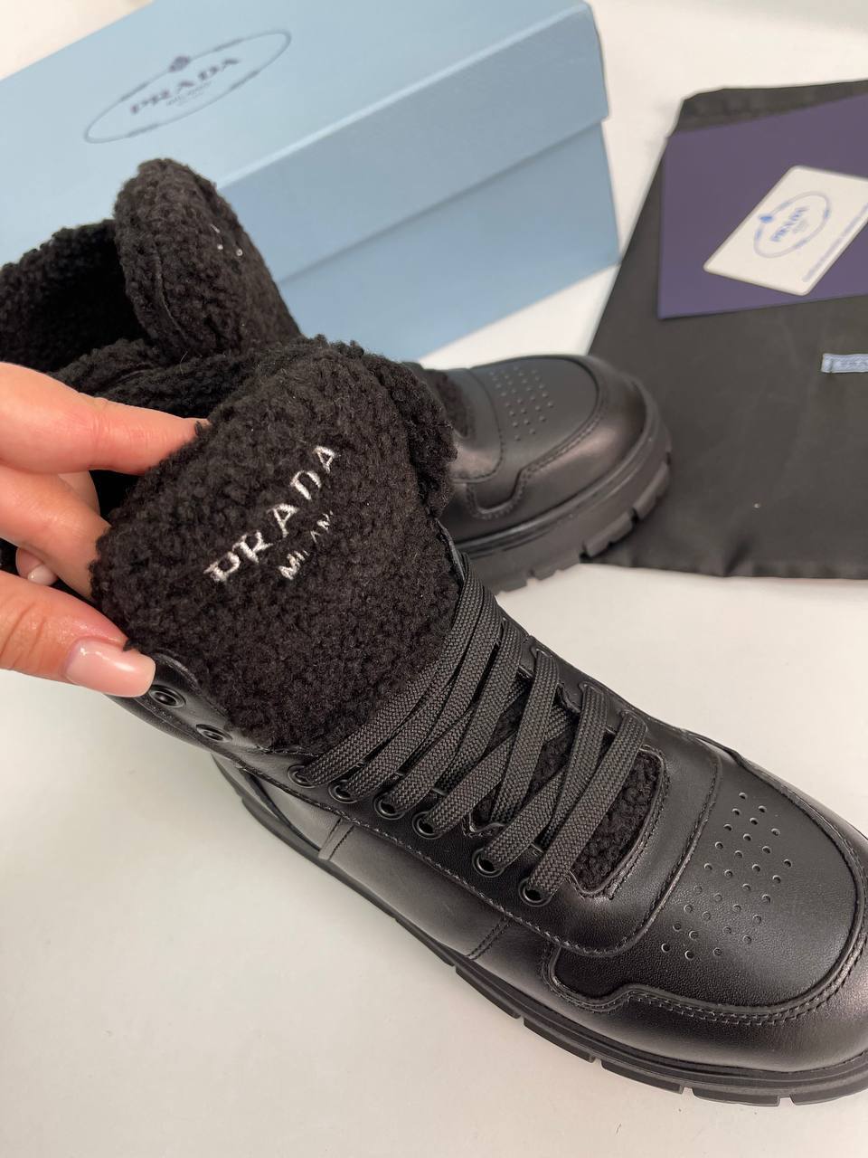 Prada трендовые ботинки BP-25336 Prada трендовые ботинки BP-25336