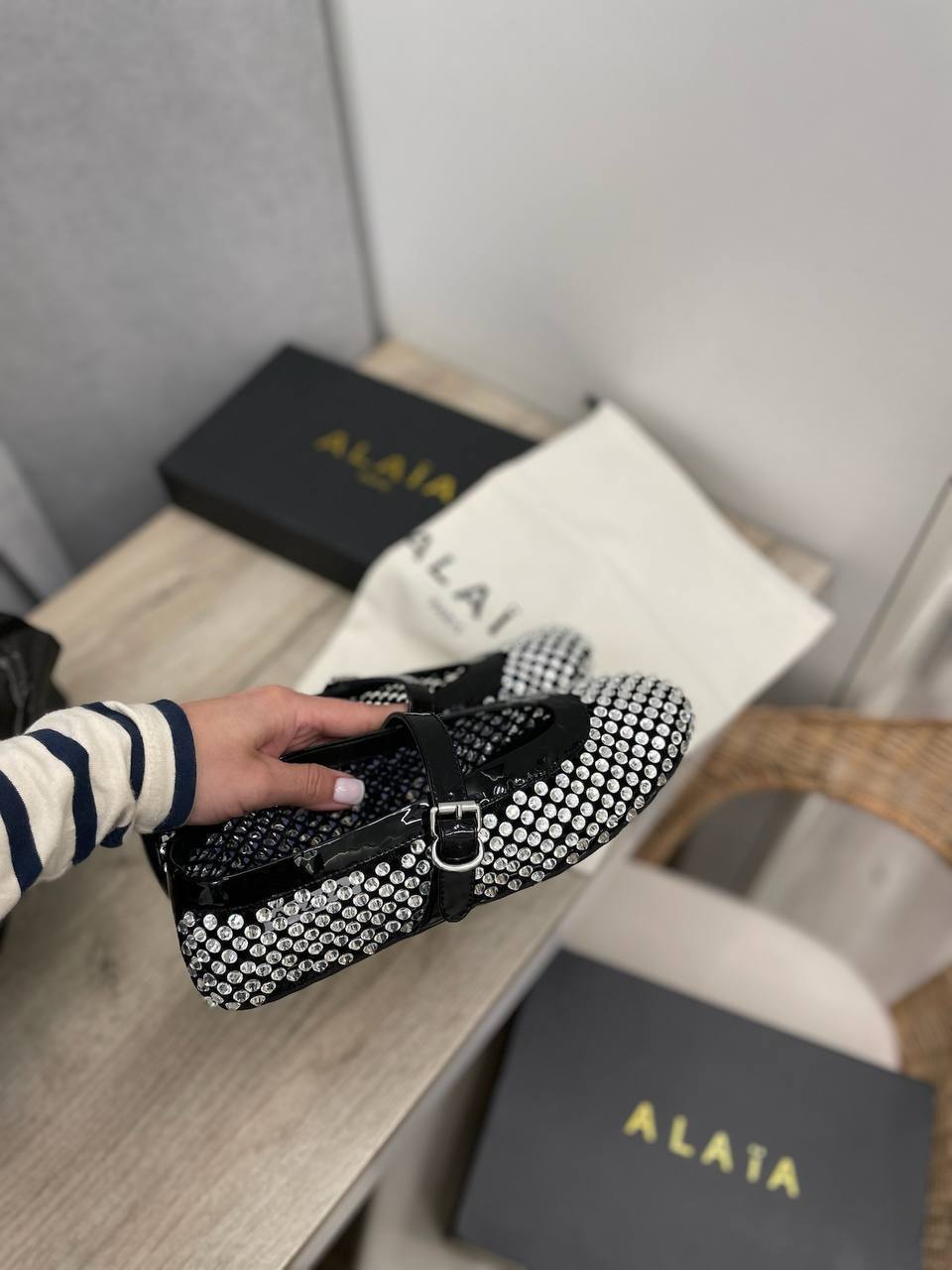 Балетки премиум Alaia BP-52407 Балетки премиум Alaia BP-52407