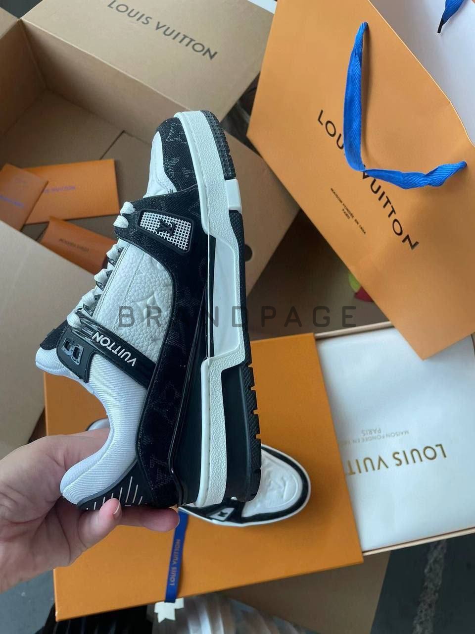 Кожаные кроссовки Louis Vuitton BPLUX12444 Кожаные кроссовки Louis Vuitton BPLUX12444