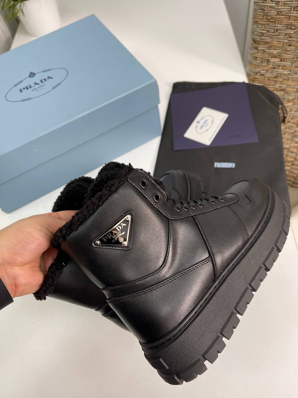 Prada трендовые ботинки BP-25336 Prada трендовые ботинки BP-25336