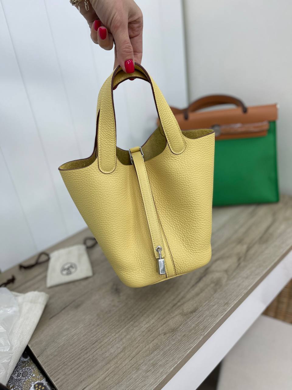 Коллекционная женская сумка Picotin Hermes BP-33560 Коллекционная женская сумка Picotin Hermes BP-33560